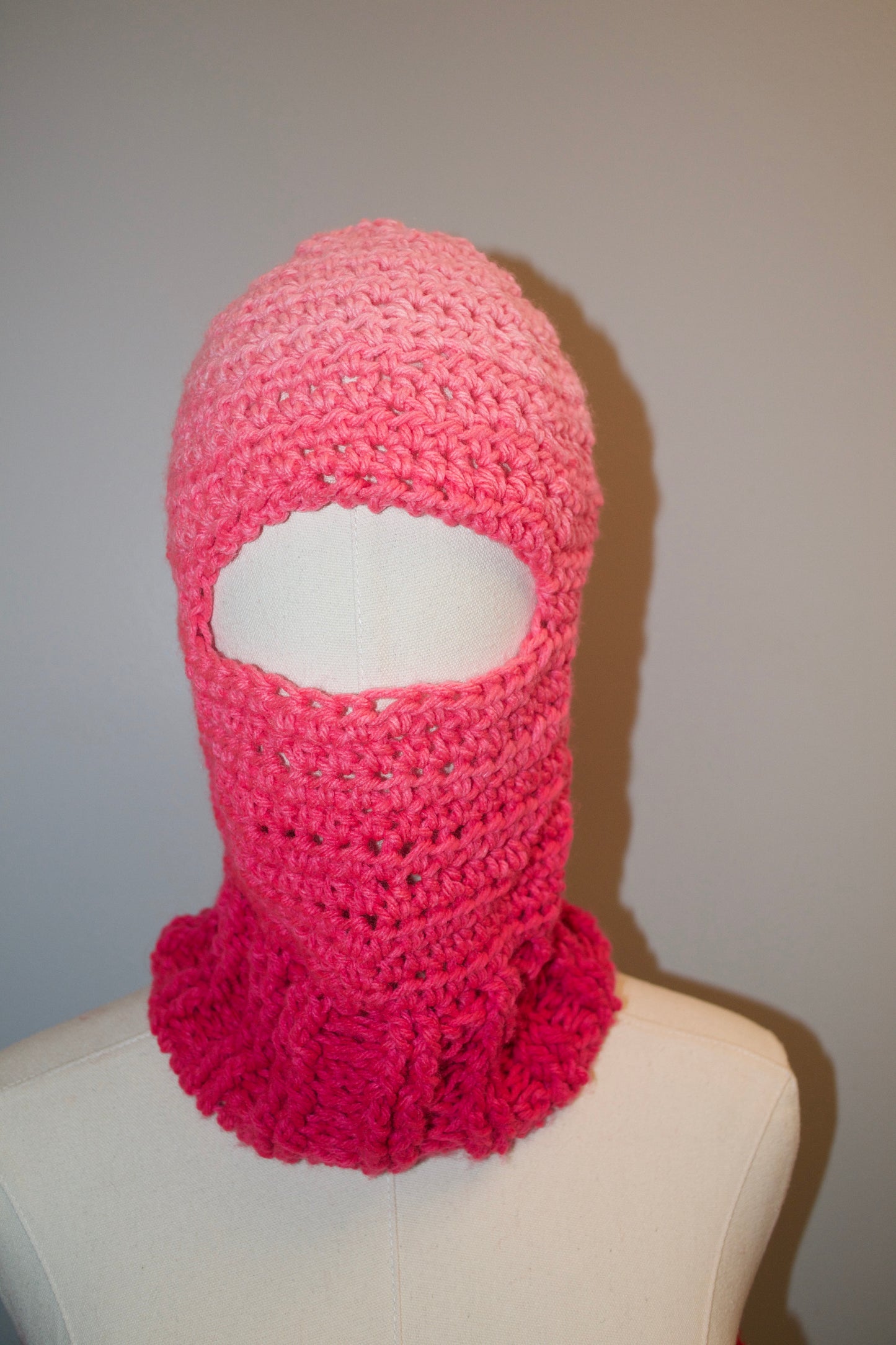 Pink Frost Ski Mask