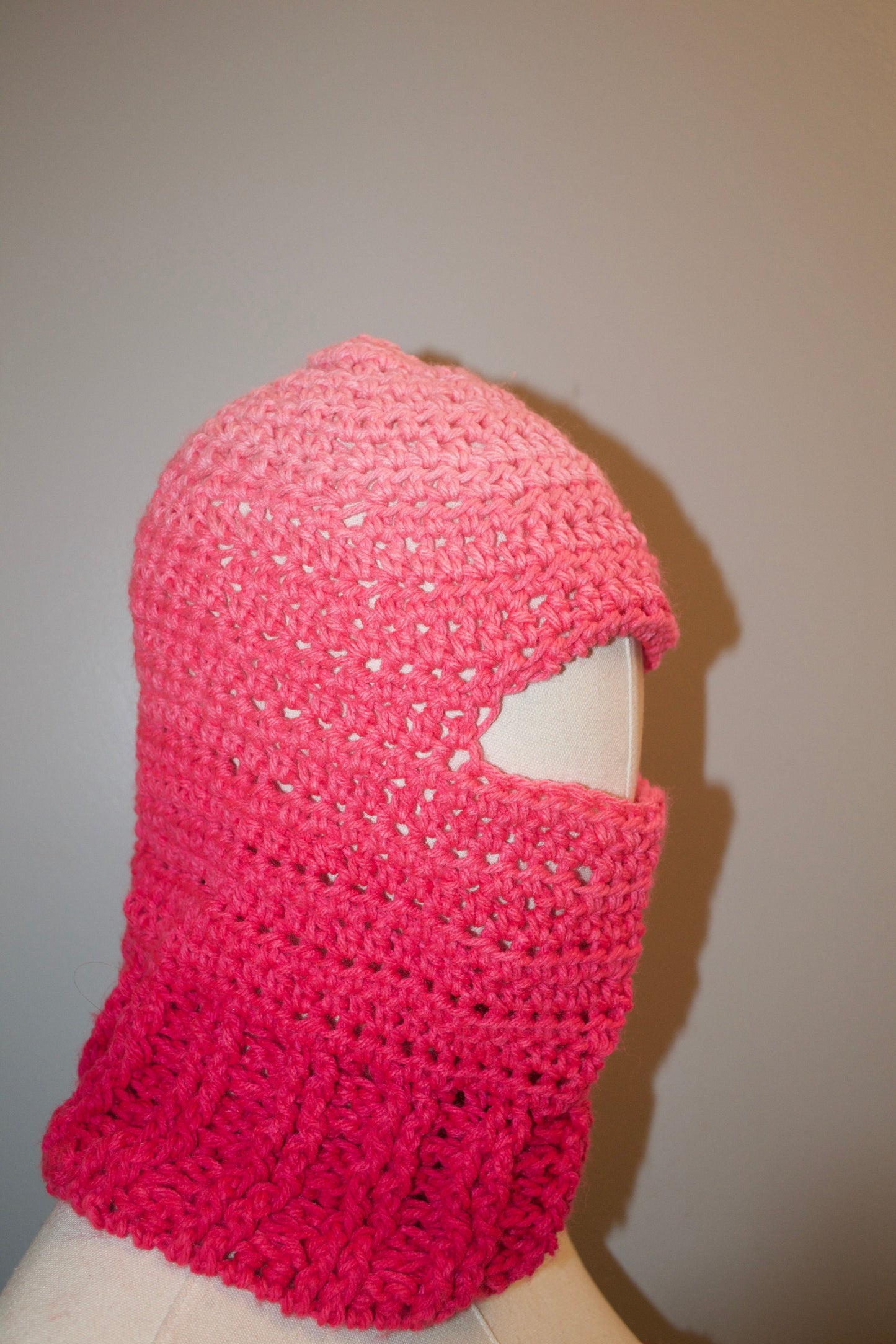 Pink Frost Ski Mask