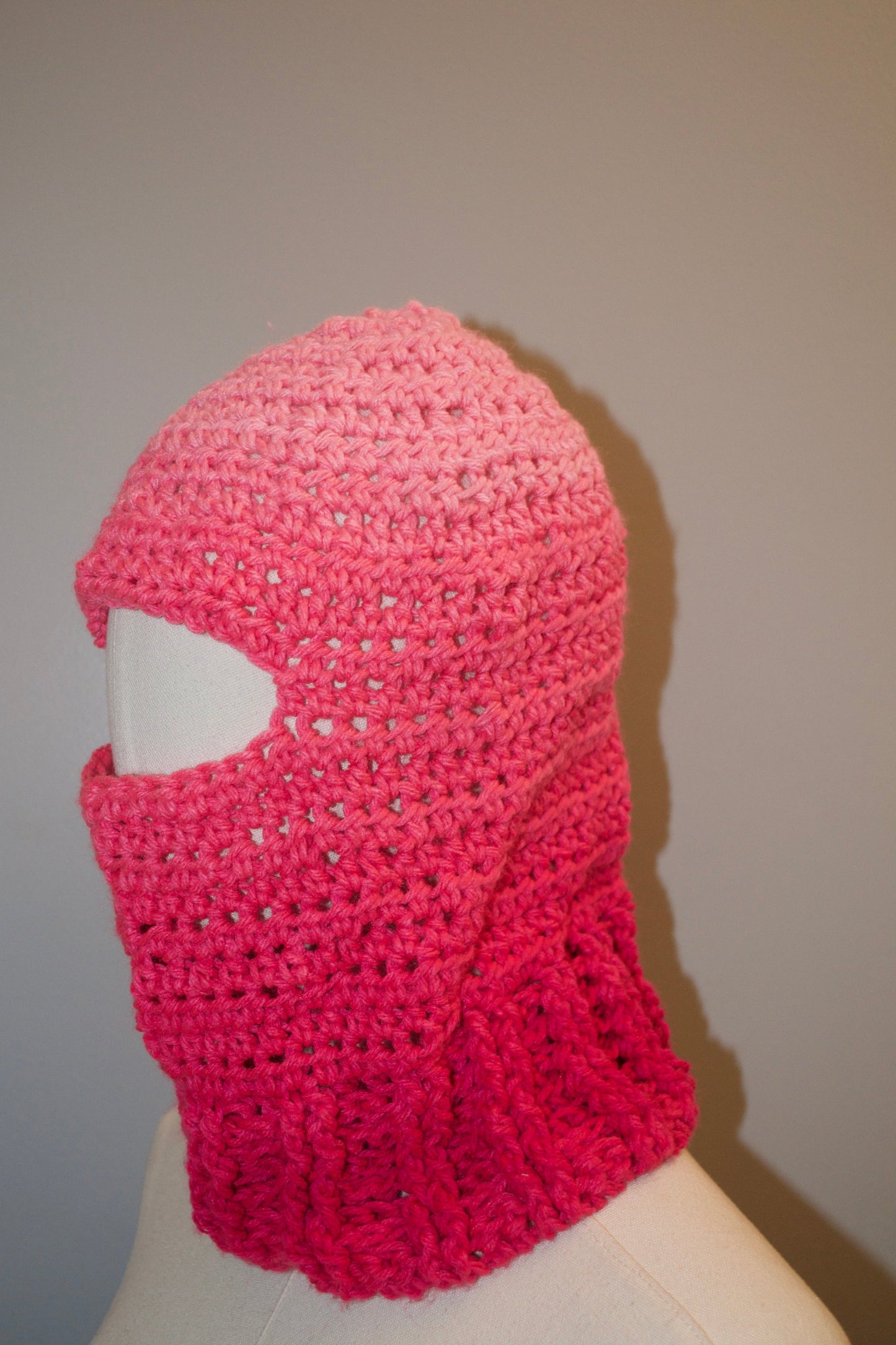 Pink Frost Ski Mask